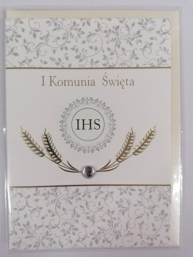 Kartička Prvé sväté prijímanie B6 + obálka MIX