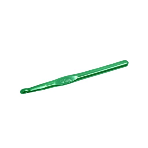 Háčik na háčkovanie SKC eloxovaný 10mm hliník 15cm