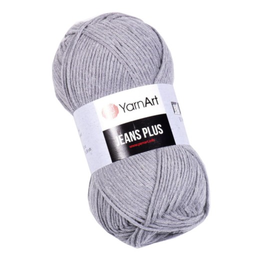 YarnArt Jeans Plus 46 sivá