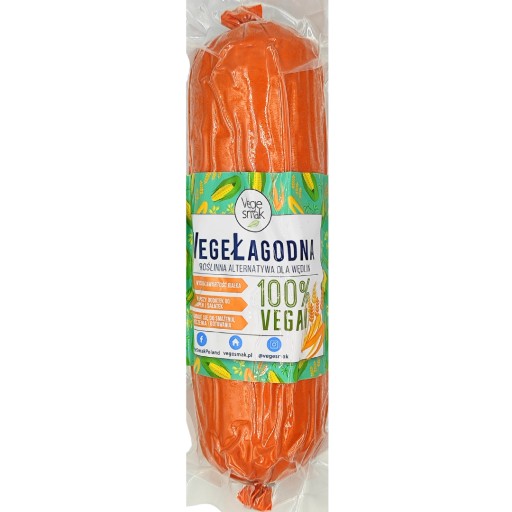 Zelenina Jemná rastlinná zeleninová klobása PROTEÍN 400g Vege Smak VEGÁNSKE MÄSO