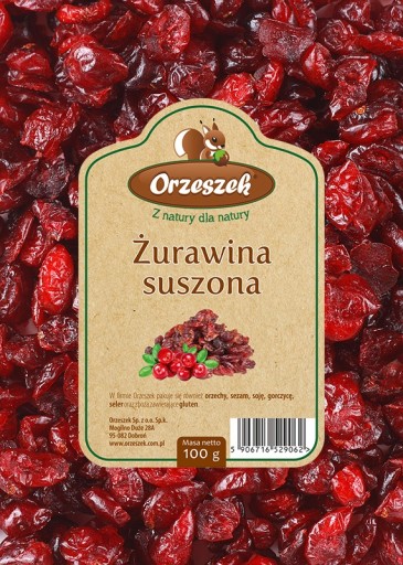 Sušené brusnice Arašidy 100 g
