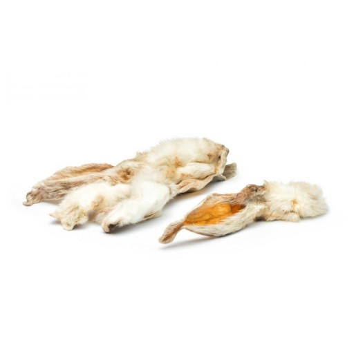 PETMEX - Králičie ucho s kožušinkou prírodné hryzátko 100g