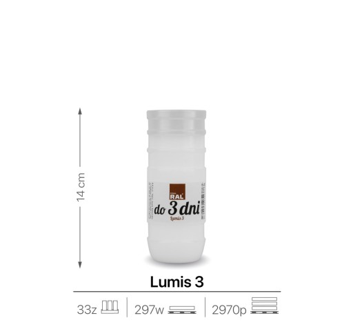 Náhradná vložka pre baterku Lumis až na 3 dni