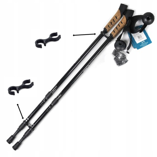 DRŽIAKY KONEKTOROV NA PALICE NA NORDIC WALKING 2 ks