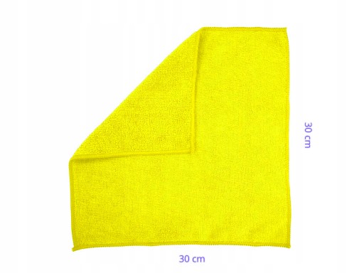 15 x utierka z mikrovlákna 30x30 žltá