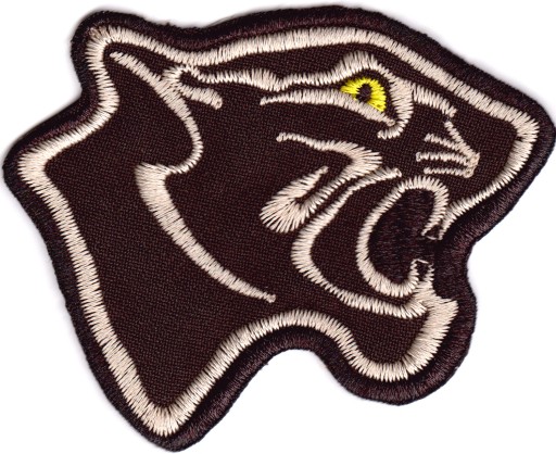 Termopriľnavá vyšívaná náplasť PANTHER