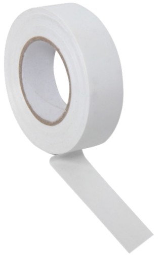 PEVNÁ VODEODOLNÁ PVC IZOLAČNÁ PÁSKA, BIELA
