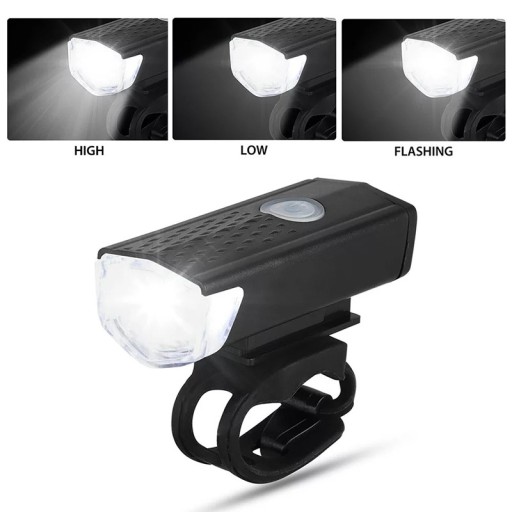 VÝKONNÉ BICYKLOVÉ SVETLO LED ZADNÉ PREDNÉ SVETLO USB PRE CYKLISTICKÚ KOLOBEŽKU