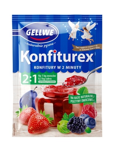 DŽEM ŽELÍROVACÍ CUKOR 2:1 3 X 30g GELLWE