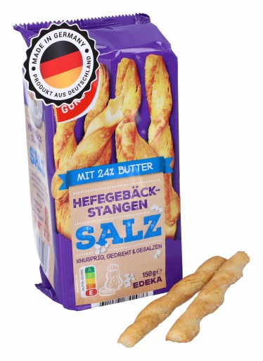 Tyčinky Solené Tyčinky GG Edeka 24% maslo 150g DE