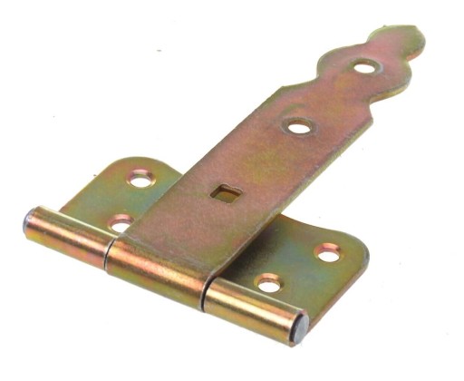 Stavebný pánt altánkových dverí, žltý, pozinkovaný, 150mm