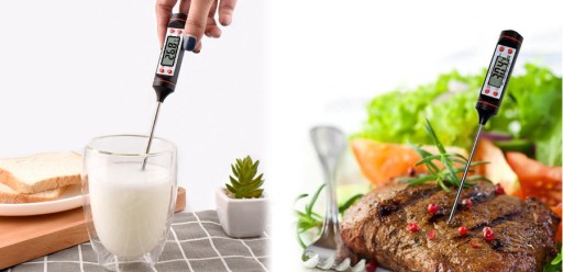 LCD KUCHYNSKÝ TEPLOMER SONDA NA MÄSO VÍNO