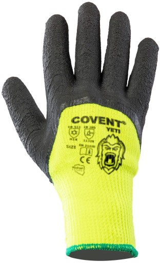 RUKAVICE IZOLOVANÉ PRACOVNÉ RUKAVICE PENOVÉ LATEXOVÉ COVENT YETI POLSTAR