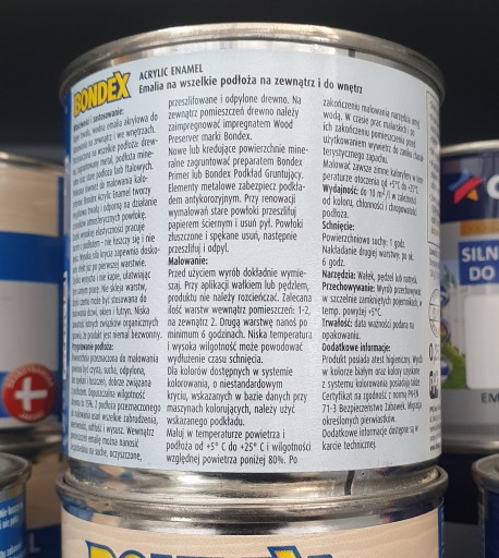 BONDEX Acryl Enamel 0,25L červeno-hnedý Emakol Supermal