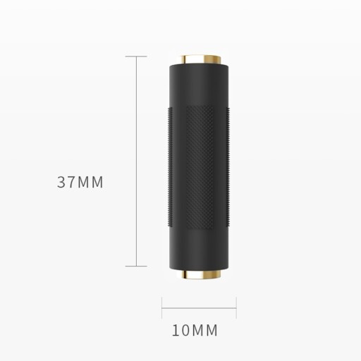 KONEKTOR ADAPTÉRA priechodka ZVUKOVÁ HLADINA PRE PRIPOJENIE MINI JACK 3,5 mm 3-kolíkový