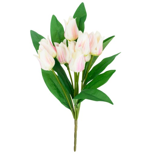 TULIPÁNOVÁ VEĽKÁ KYTICA TULIPÁNOV X9 ružová UMELÉ KVETY TULIPÁNY V KYTICI
