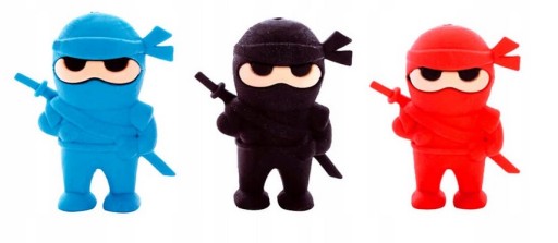 ŠKOLNÁ GUMA V TVARE NINJA ASTRY