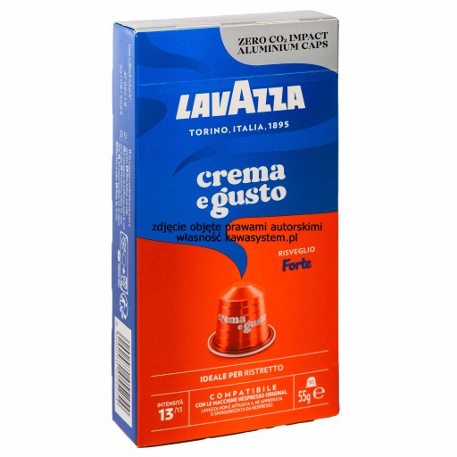 NESPRESSO LAVAZZA Crema e Gusto FORTE 10 kapsúl