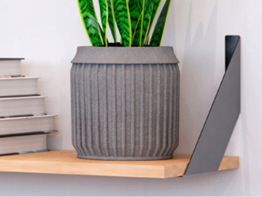 Loft Industrial FLAT podpera police