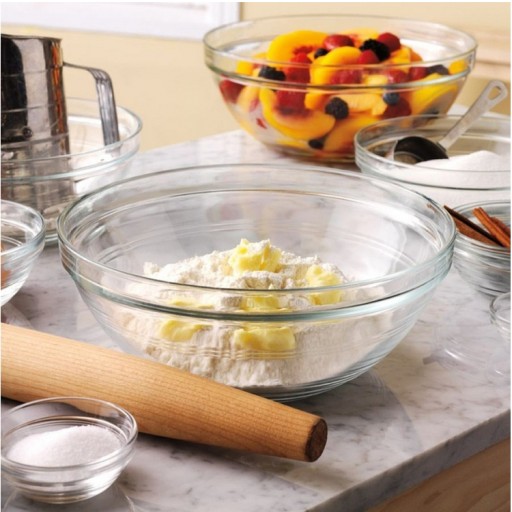Sklenená misa na šalát 20CM 1700ml misa LUMINARC EMPILABLE 1,7L