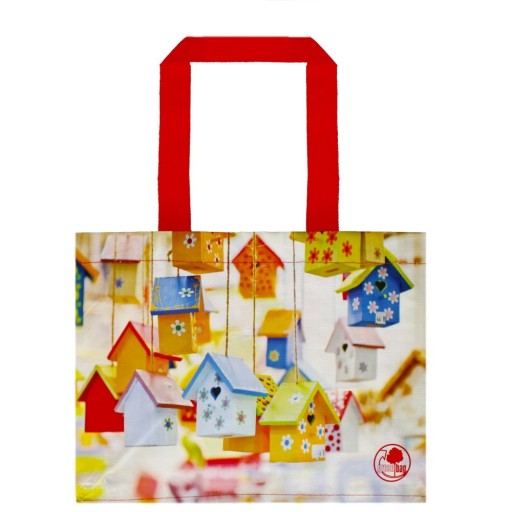 Gam shopper taška Kolorowe Domki 34x26x16 cm