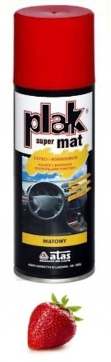 Plak Atas SUPER MAT 200 ml čistí KOCKPIT JAHODA