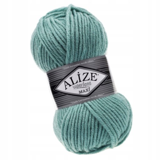 Superlana Maxi priadza - 463 Aqua Alize s vlnou