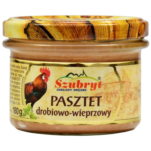 Hydinová a bravčová paštéta v dóze, 180 g, konzerva v dóze