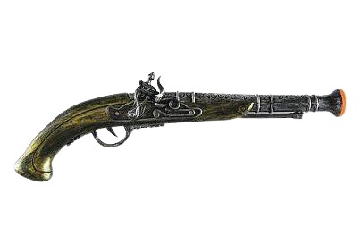 PIRÁTSKÝ REVOLVER KROJ PIRÁTA Z KARIBIKU 42cm