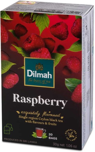 Dilmah malinový čierny čaj 20 ks