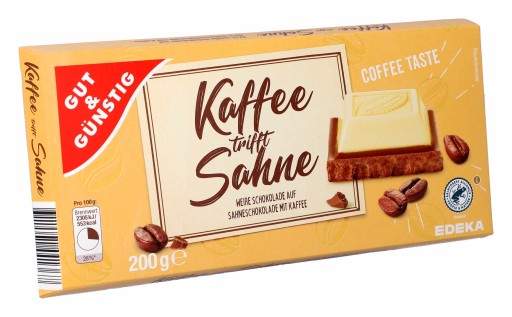 G&G Káva a smotanová čokoláda 200 g DE