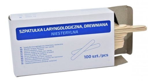 Drevené špachtle, balenie 100 kusov