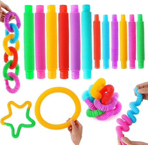 POP TUBE SENSORY TUBE SET 4 ANTISTRESOVÝCH TUBE XXL