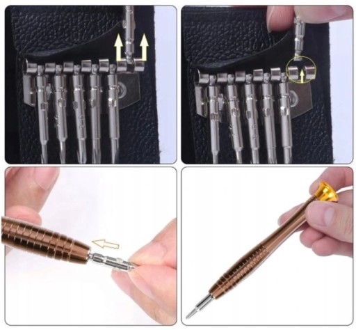 SADA PRESNÝCH GSM SKRUTKOVAČOV TEL TORX 25v1