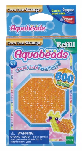 Korálky Aquabeads Orange Jewel Beads 32678