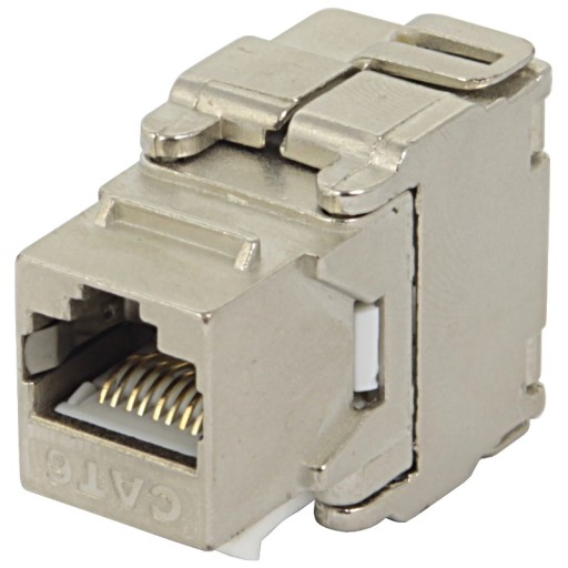 Zásuvka Keystone RJ45 STP cat.6, bez náradia
