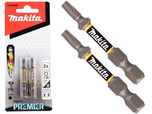 MAKITA E-03349 SKRUTKOVACIE HROTY T20 50MM 2 ks.