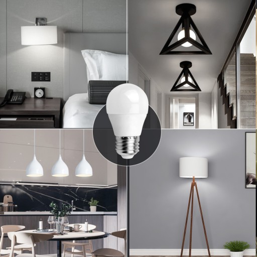 E27 LED G45 žiarovka 45mm guľa 3W malá 255Lm NEUTRÁLNA biela 4000K NW
