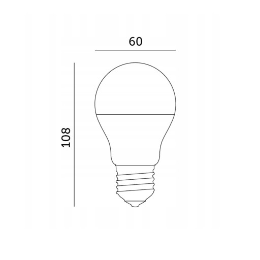 9W E27 PREMIUM teplá biela LED žiarovka so snímačom pohybu a intenzity svetla