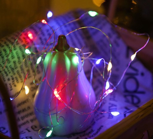 LED svietidlá 1M MULTICOLOR drôty Vianočný stromček Dekorácia LED reťazec