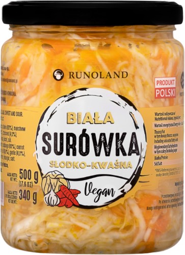 BIELY sladkokyslý šalát Prídavok k večeri, hamburgeru alebo psíkovi