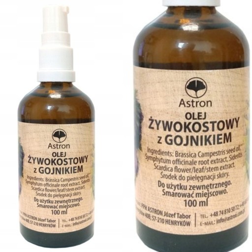 Kostihojový olej s reďkovkou 100 ml NA BOLESTI KĹBOV POSILŇUJE A REGENERUJE KOST