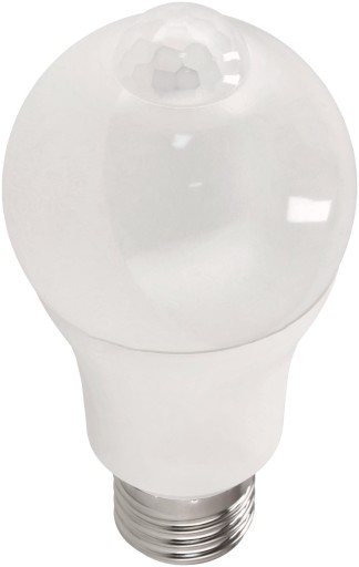 E27 12W LED žiarovka s pohybovým a súmrakovým senzorom