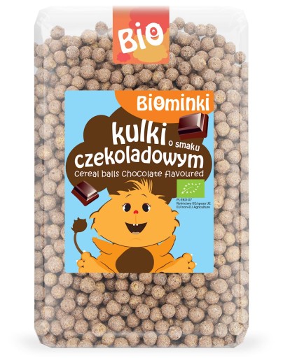 BIOMINKI BIO ČOKOLÁDOVÉ GULIČKY OBJEDNAŤ BIO RAŇAJKY 500 g