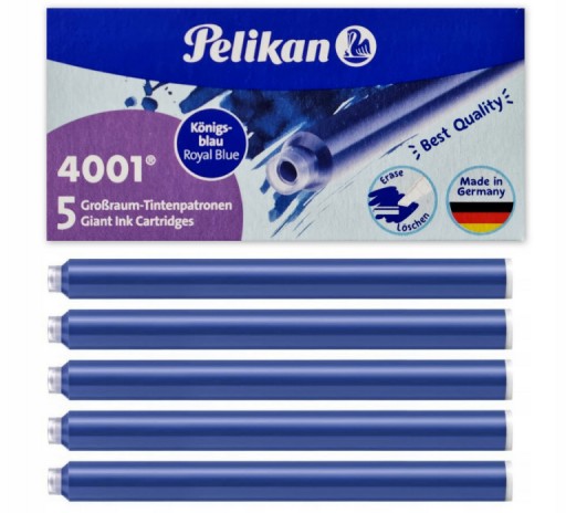 Dlhé perá Pelikan Blue