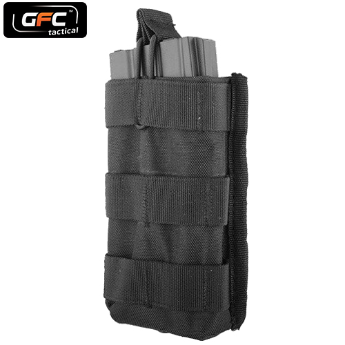 AK M4 G36 GFC MOLLE MAGAZINE POUCH, ČIERNA