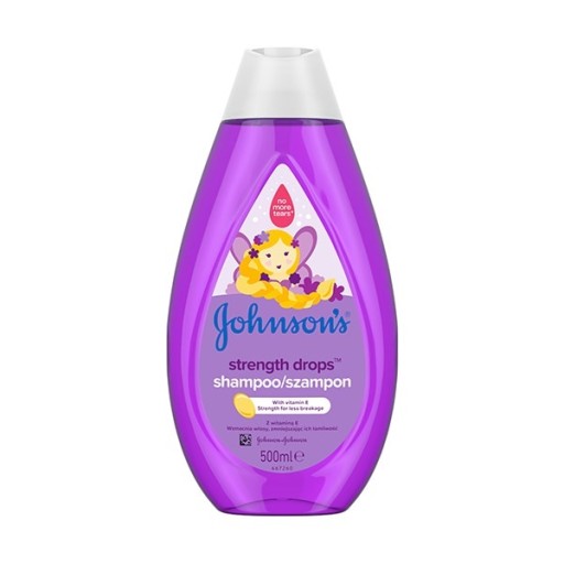 JOHNSON'S Strength Drops šampón pre deti s vitamínom E 500ml
