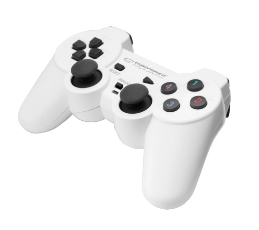 Gamepad Esperanza Warrior EGG102W bielo/čierna
