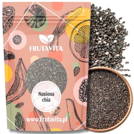 CHIA SEMENA 500 g ŠPANIELSKOU ŠALVIOU VYSOKO KVALITNÉ ČERSTVÉ FRUTAVITA
