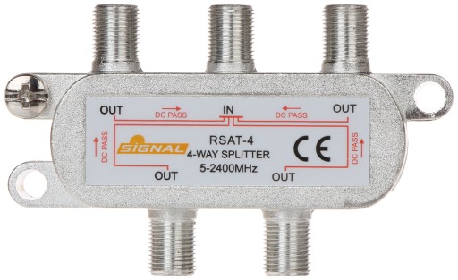 Satelitný rozbočovač RI-4/1F-SAT-SIG